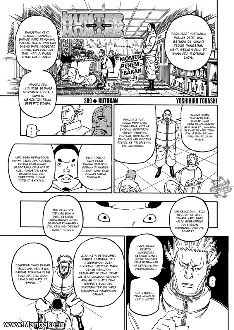 Hunter x Hunter — Chapter 389, halaman 2