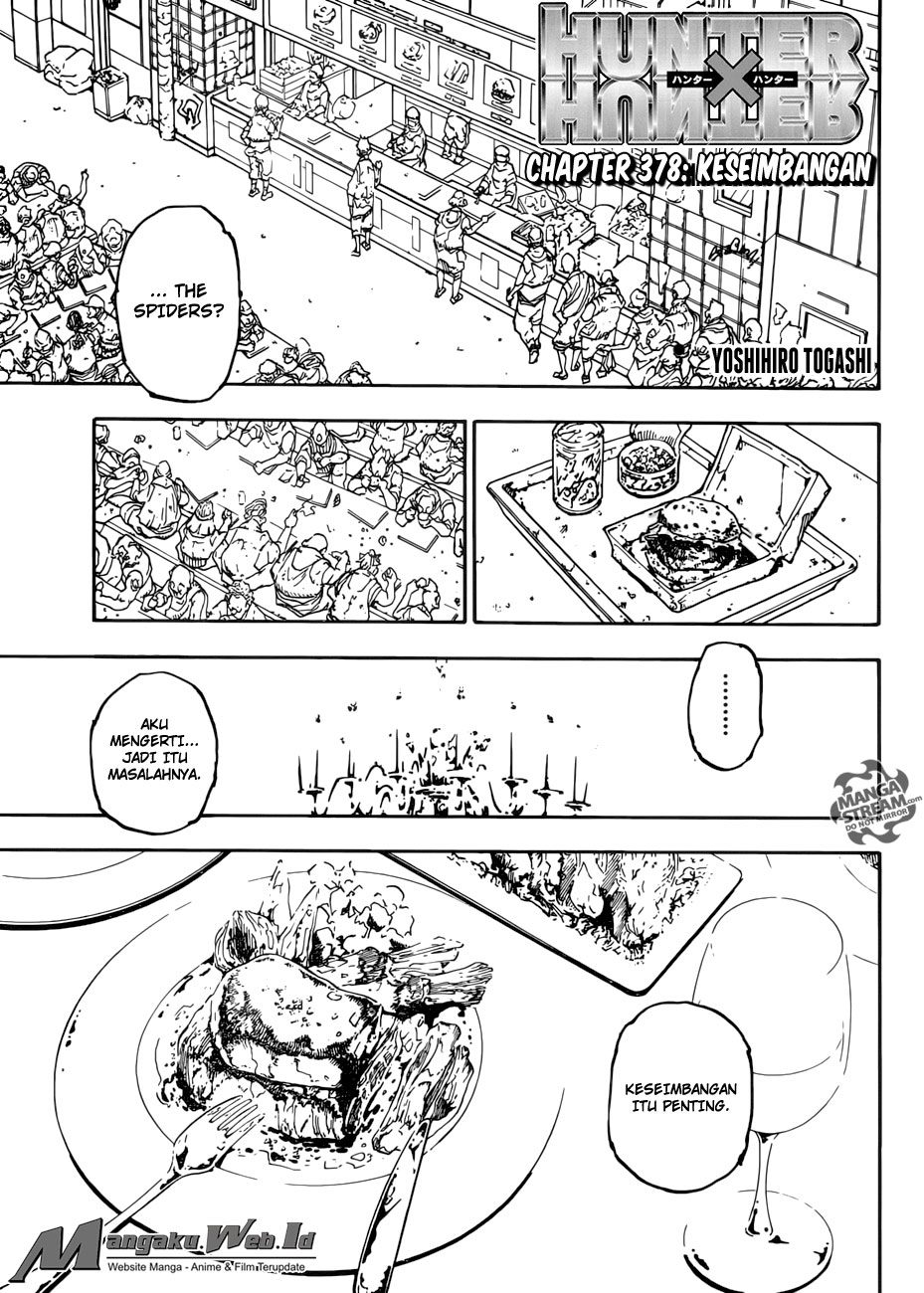 Hunter x Hunter — Chapter 378, halaman 1