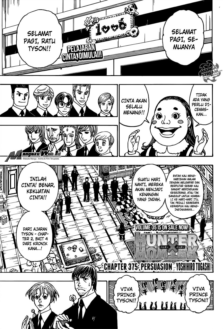 Hunter x Hunter — Chapter 375, halaman 2