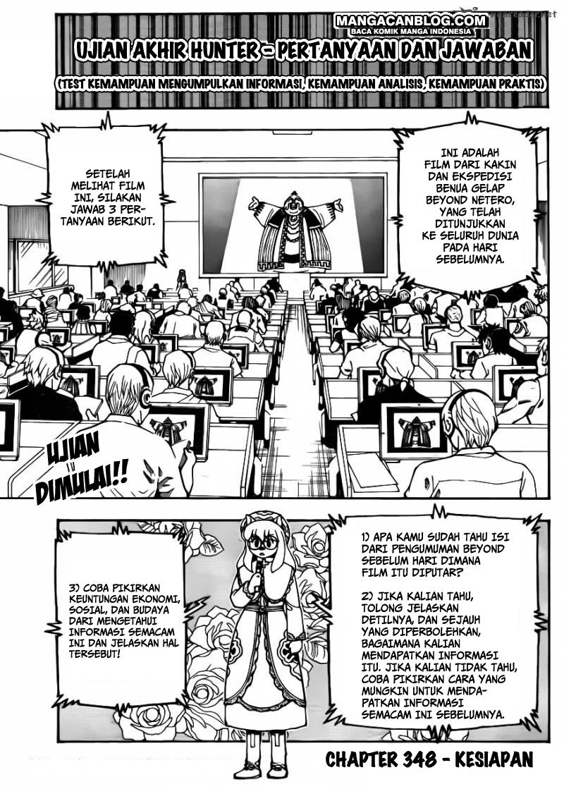 Hunter x Hunter — Chapter 348, halaman 1