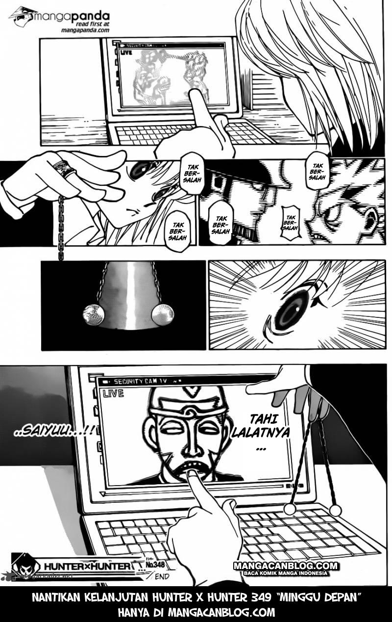 Hunter x Hunter — Chapter 348, halaman 19