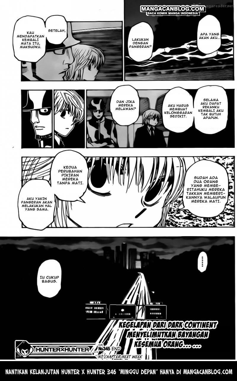 Hunter x Hunter — Chapter 345, halaman 19