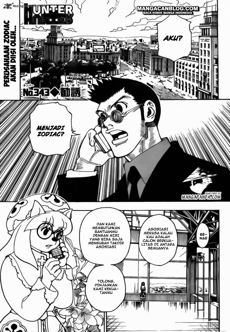 Hunter x Hunter — Chapter 343, halaman 1