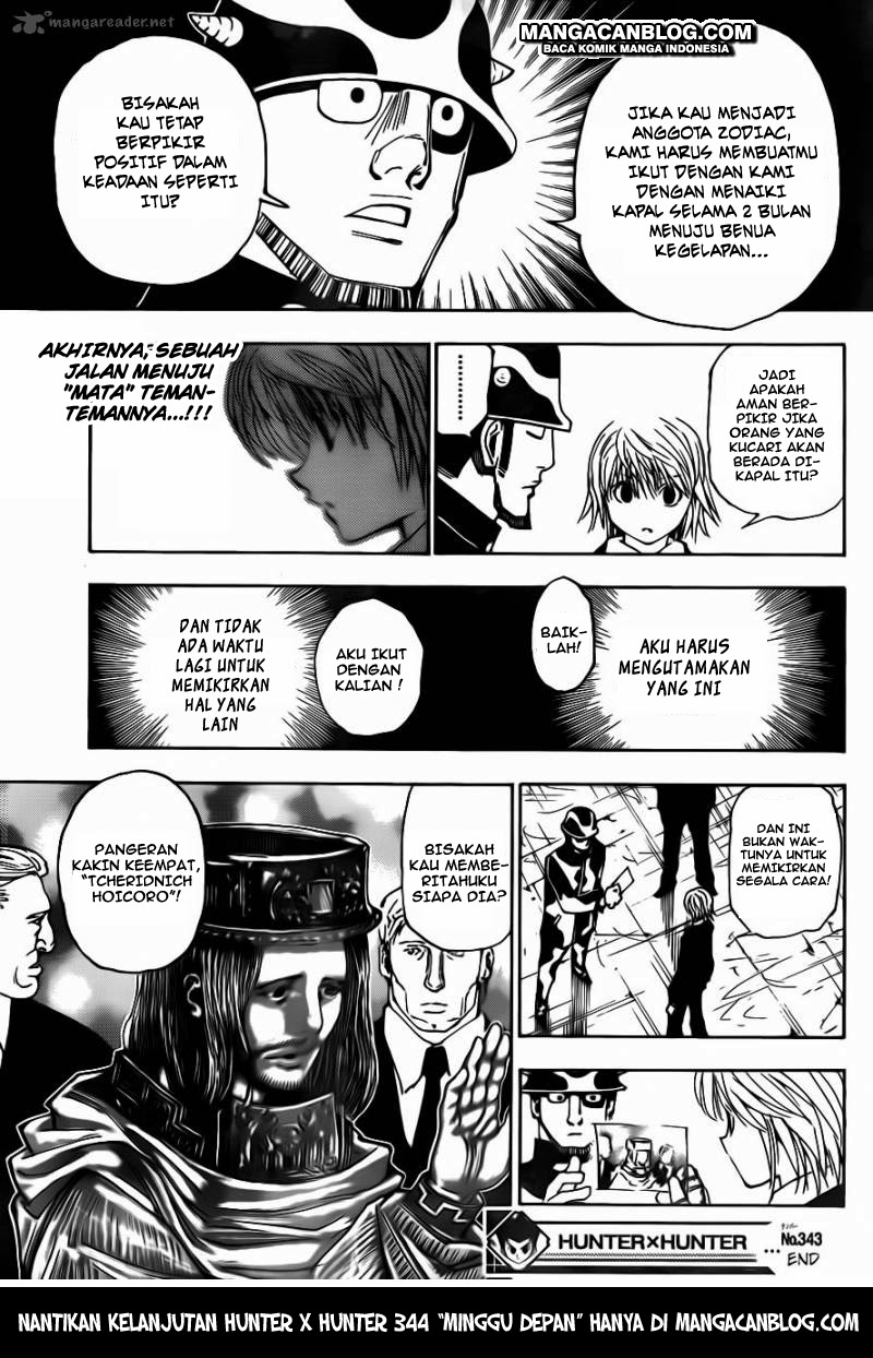 Hunter x Hunter — Chapter 343, halaman 19