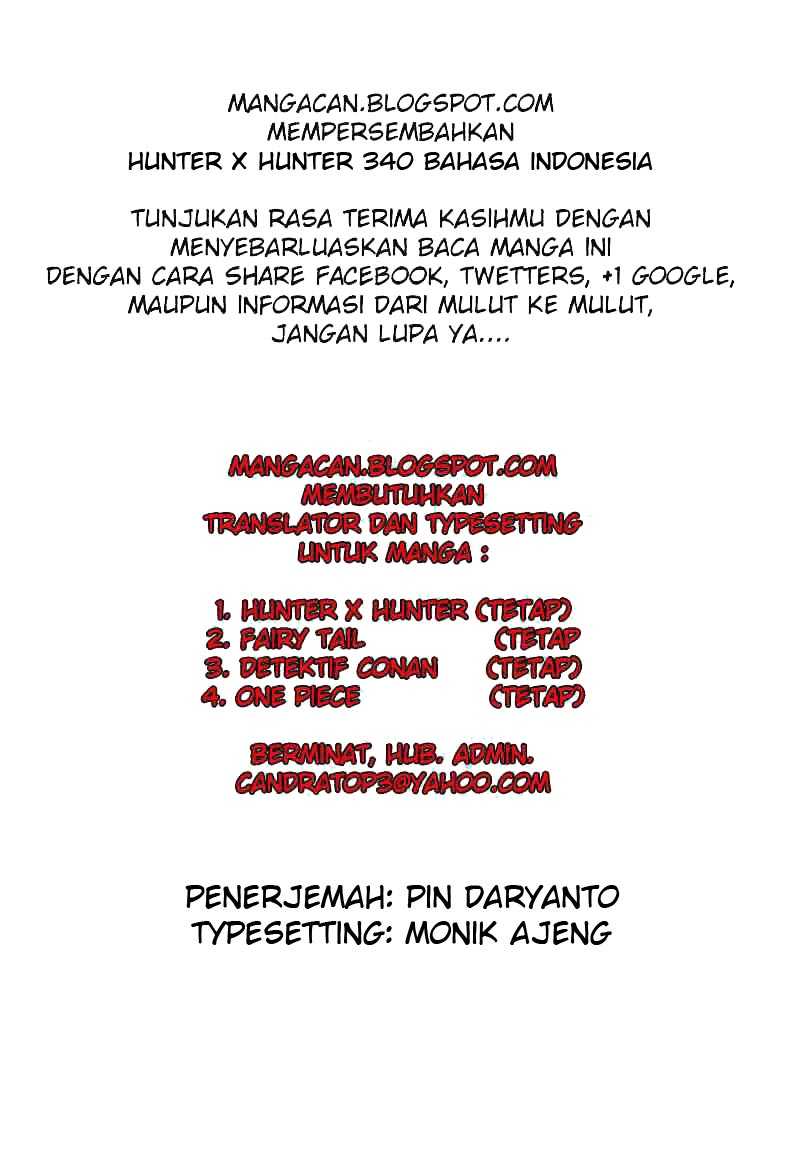 Hunter x Hunter — Chapter 340, halaman 19