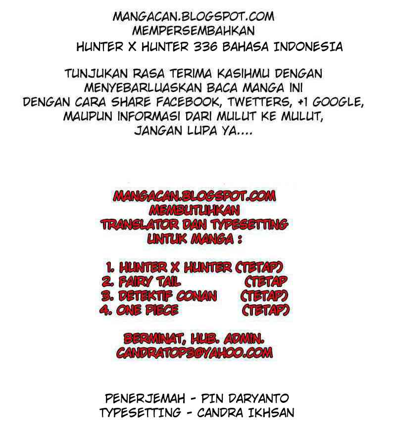 Hunter x Hunter — Chapter 336, halaman 1