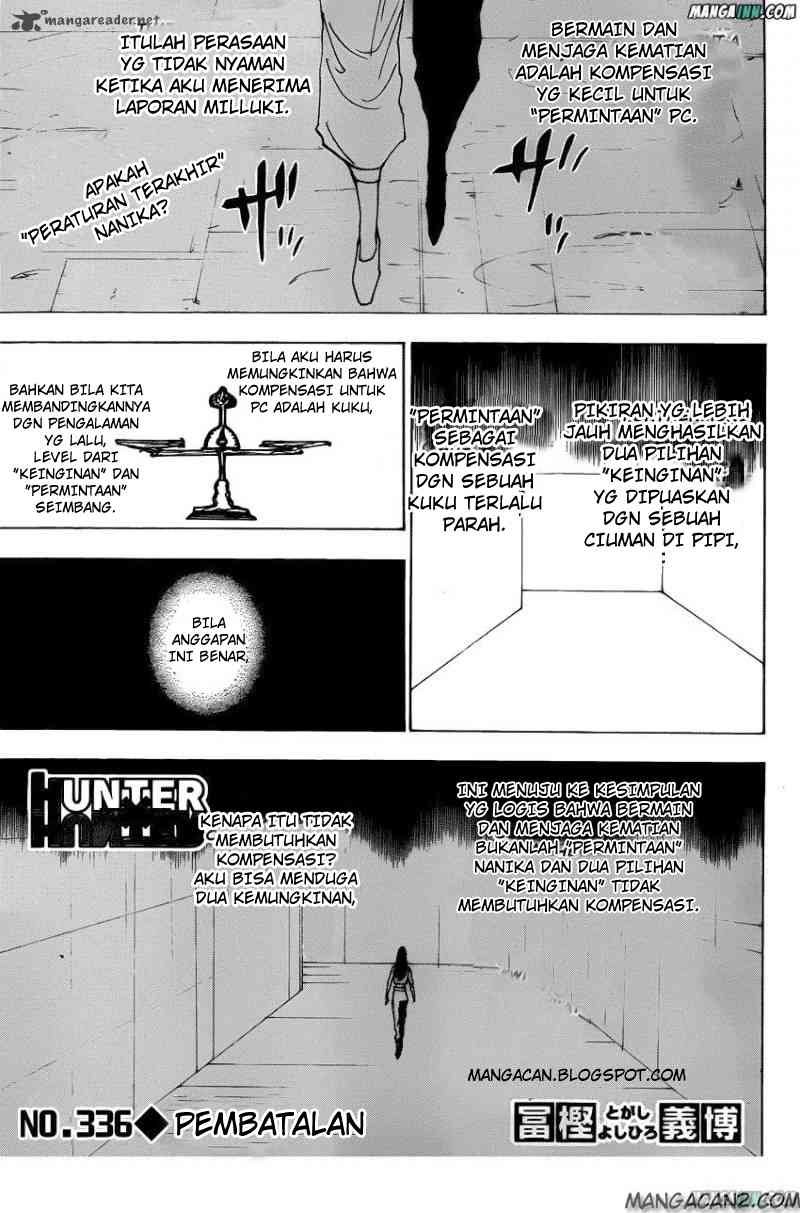 Hunter x Hunter — Chapter 336, halaman 2