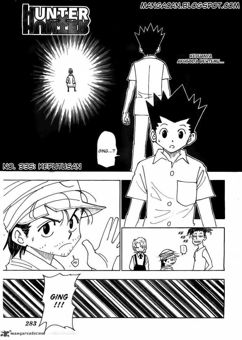 Hunter x Hunter — Chapter 335, halaman 1