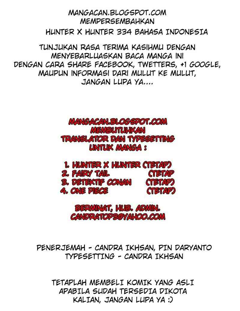 Hunter x Hunter — Chapter 334, halaman 1