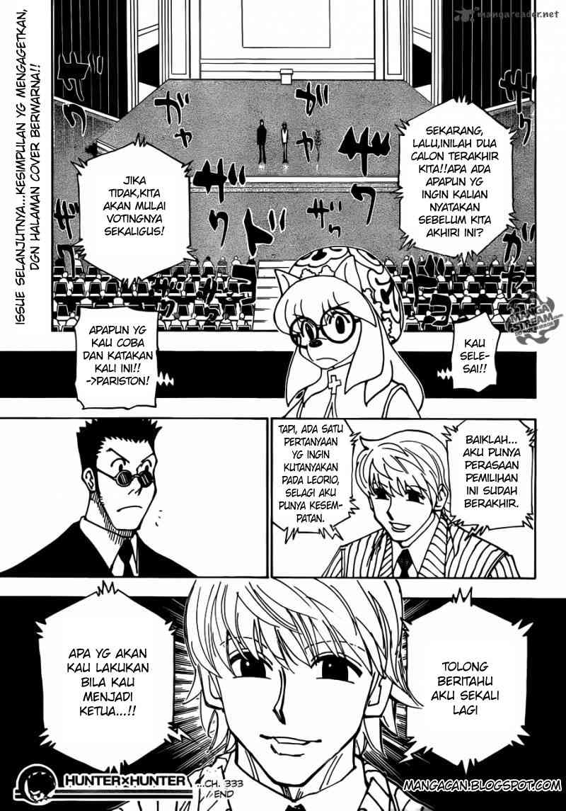 Hunter x Hunter — Chapter 333, halaman 19