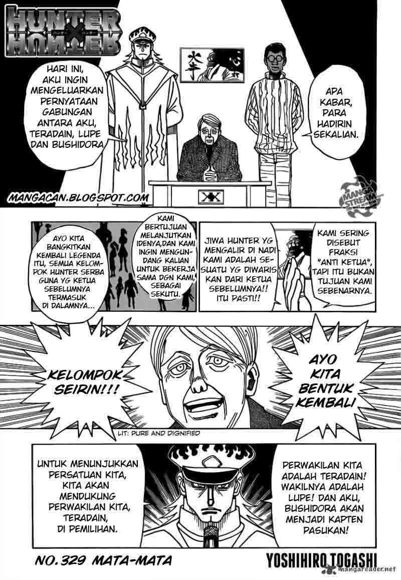 Hunter x Hunter — Chapter 329, halaman 1