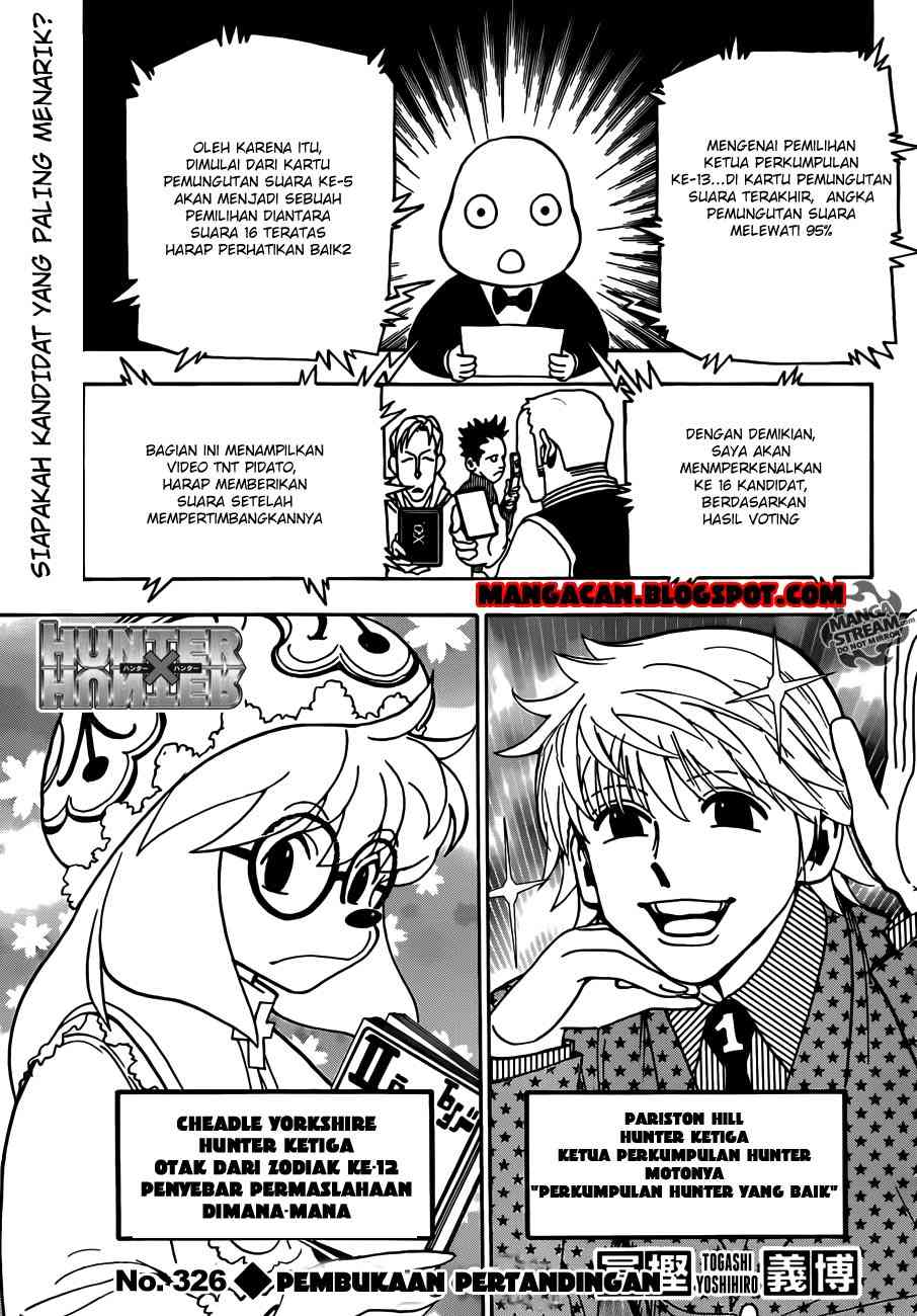 Hunter x Hunter — Chapter 326, halaman 1