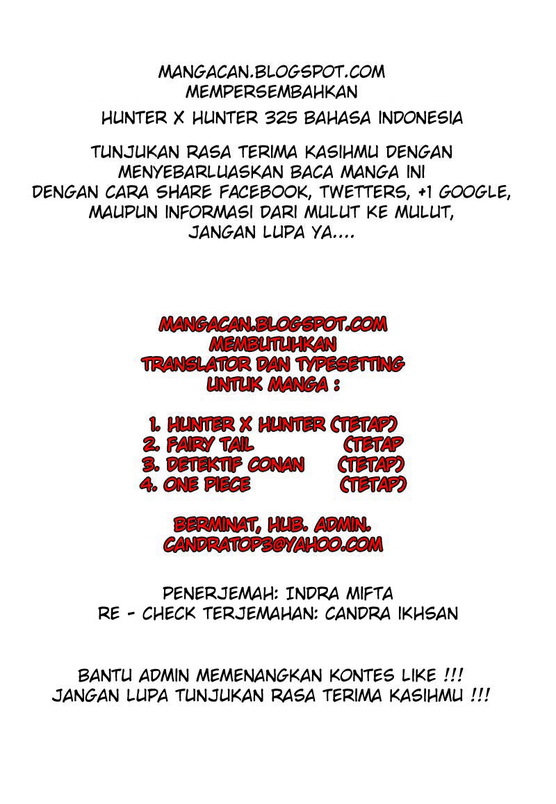 Hunter x Hunter — Chapter 325, halaman 10