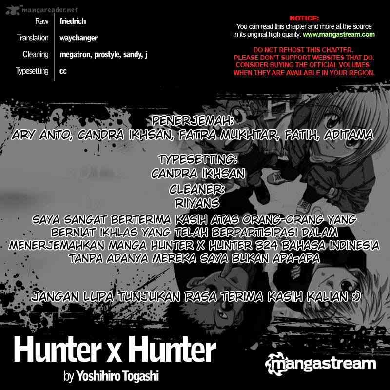 Hunter x Hunter — Chapter 324, halaman 1