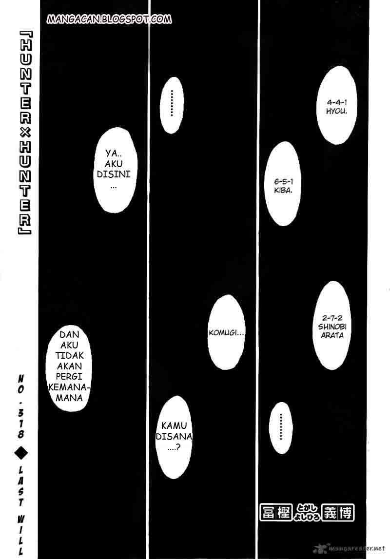 Hunter x Hunter — Chapter 318, halaman 1