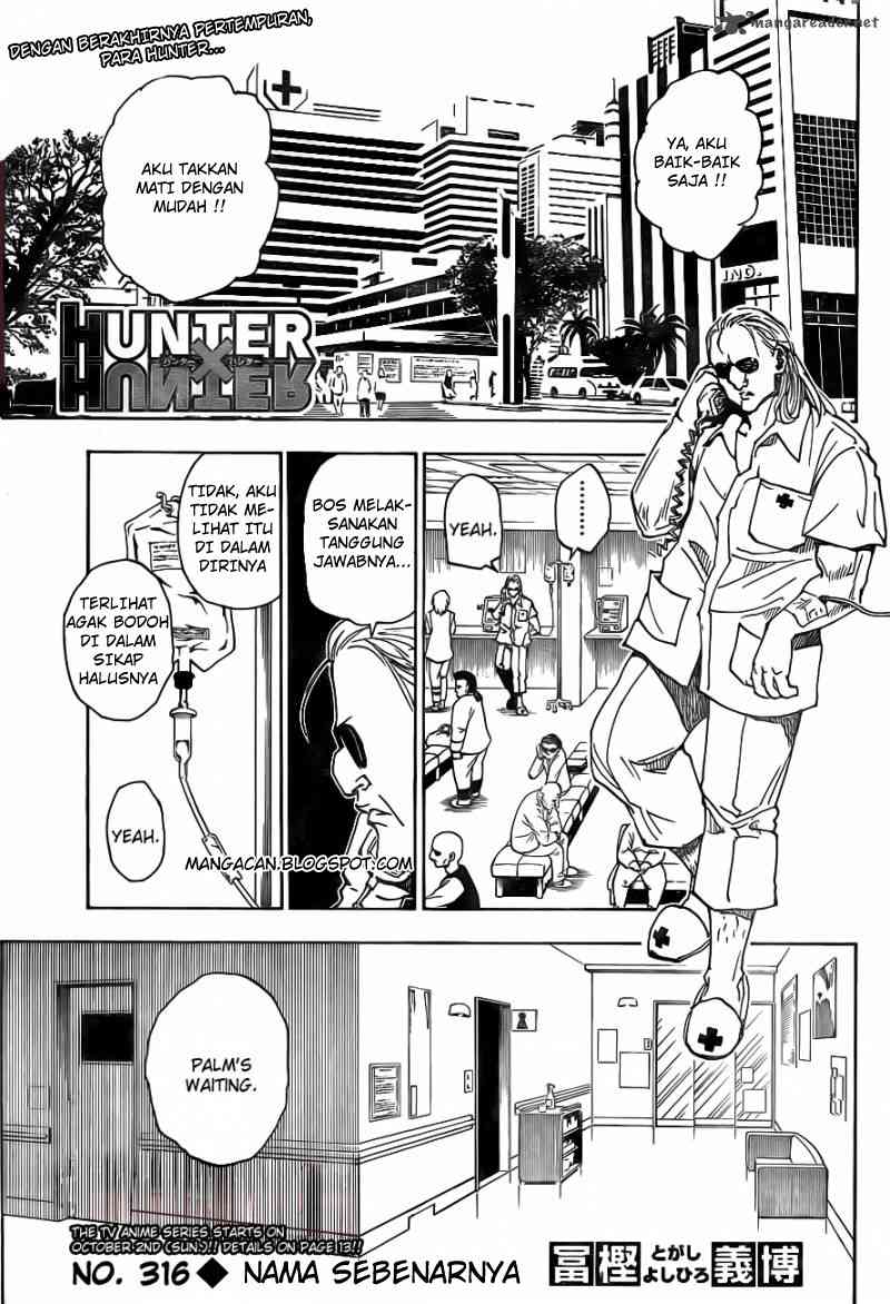 Hunter x Hunter — Chapter 316, halaman 1