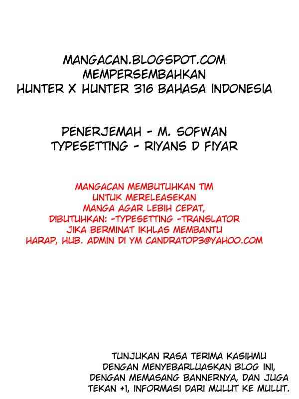 Hunter x Hunter — Chapter 316, halaman 20