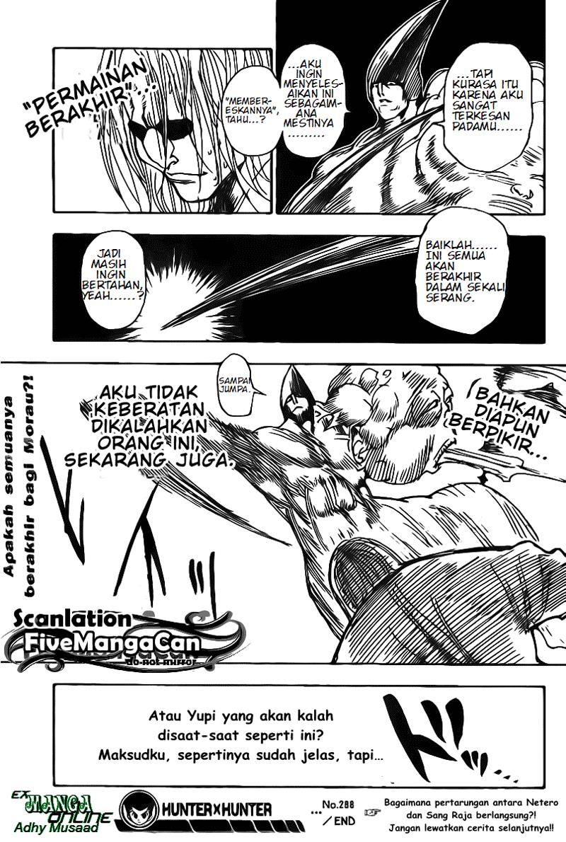 Hunter x Hunter — Chapter 288, halaman 17