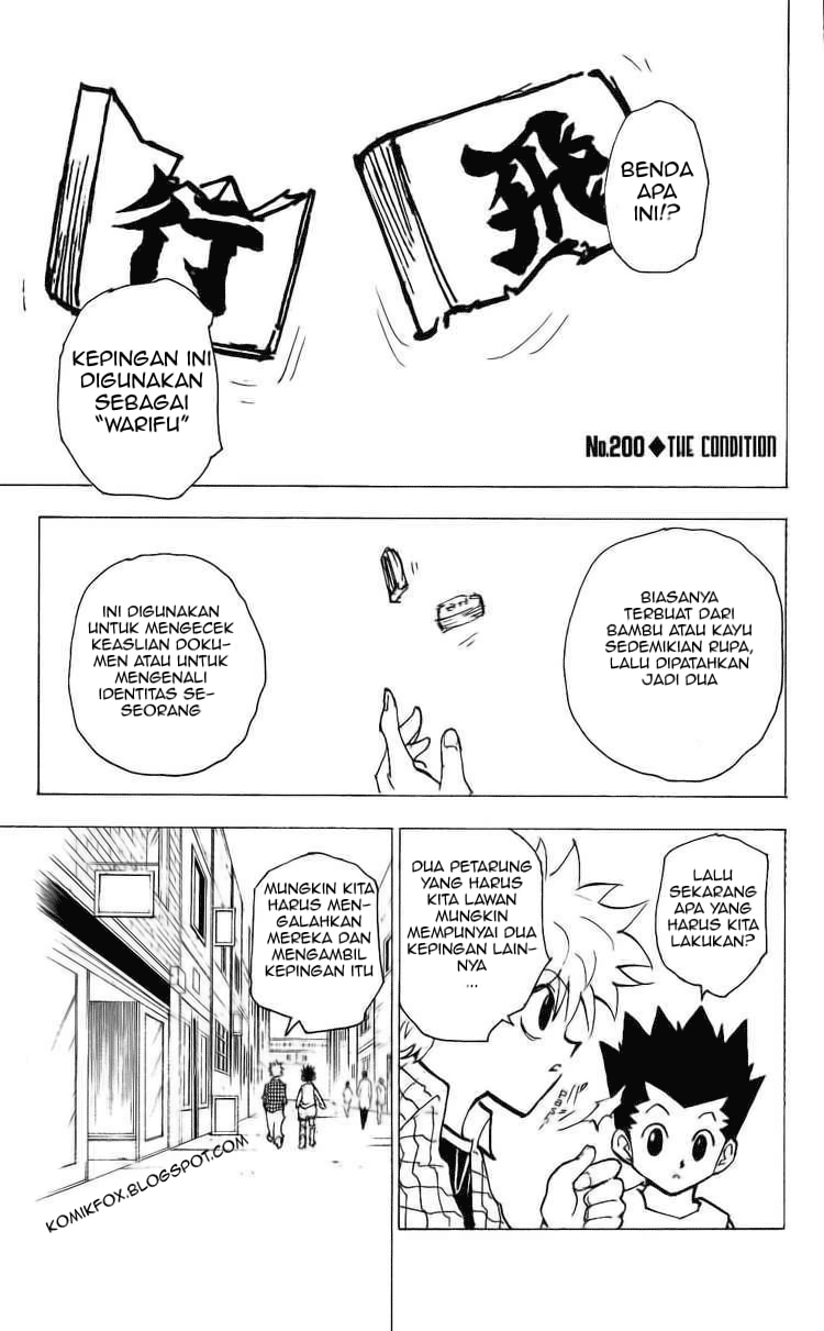 Hunter x Hunter — Chapter 200, halaman 1