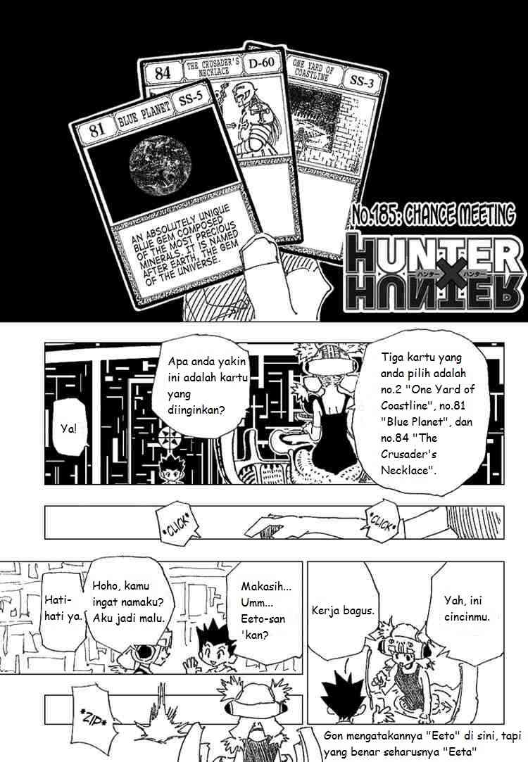 Hunter x Hunter — Chapter 185, halaman 1