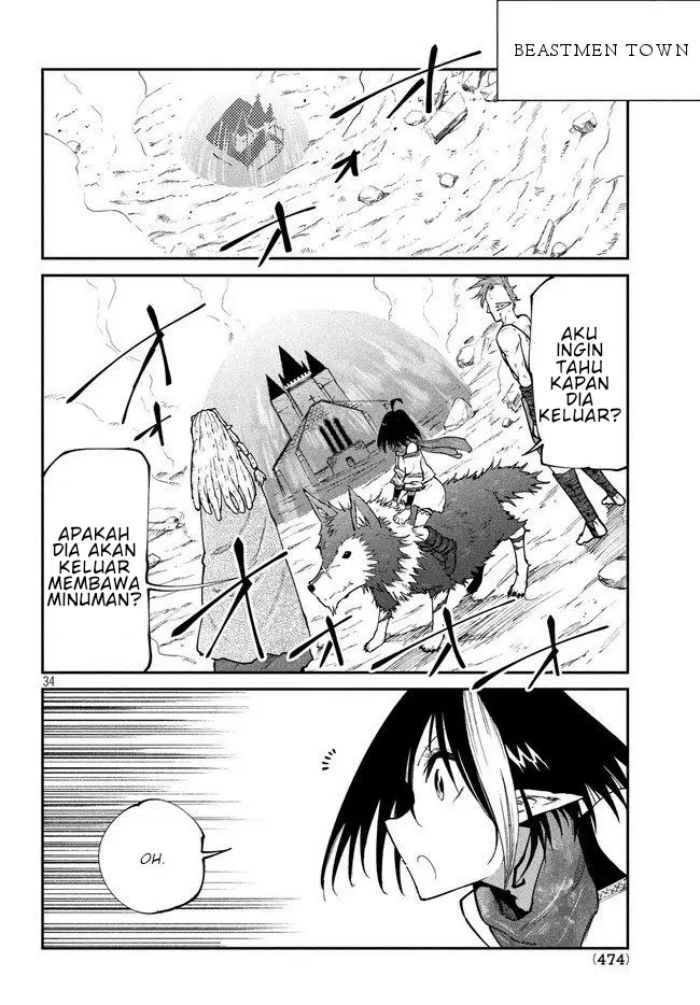 Elf Deck To Senjou Gurashi — Chapter 8, halaman 35