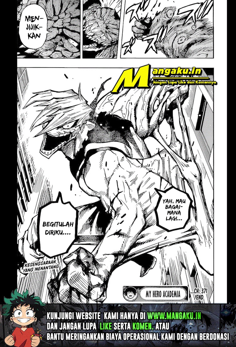 Boku no Hero Academia — Chapter 371, halaman 16