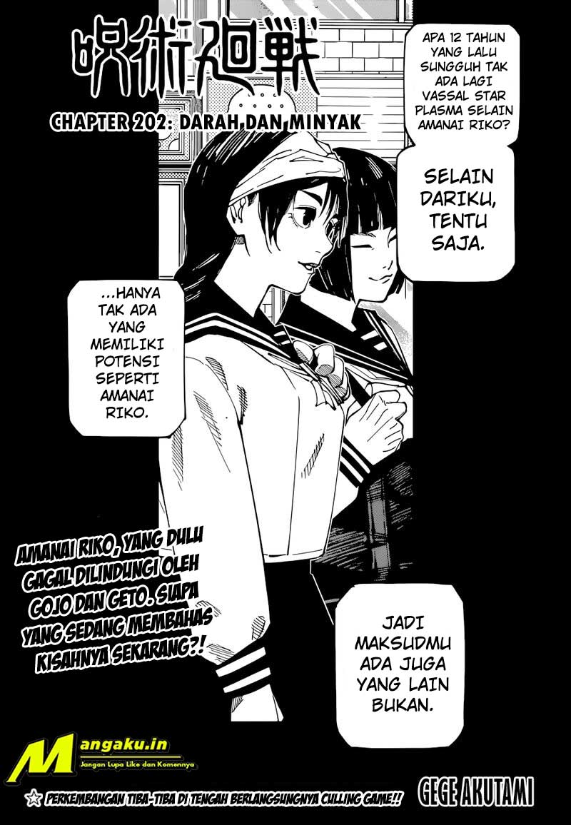 Jujutsu Kaisen — Chapter 202, halaman 2