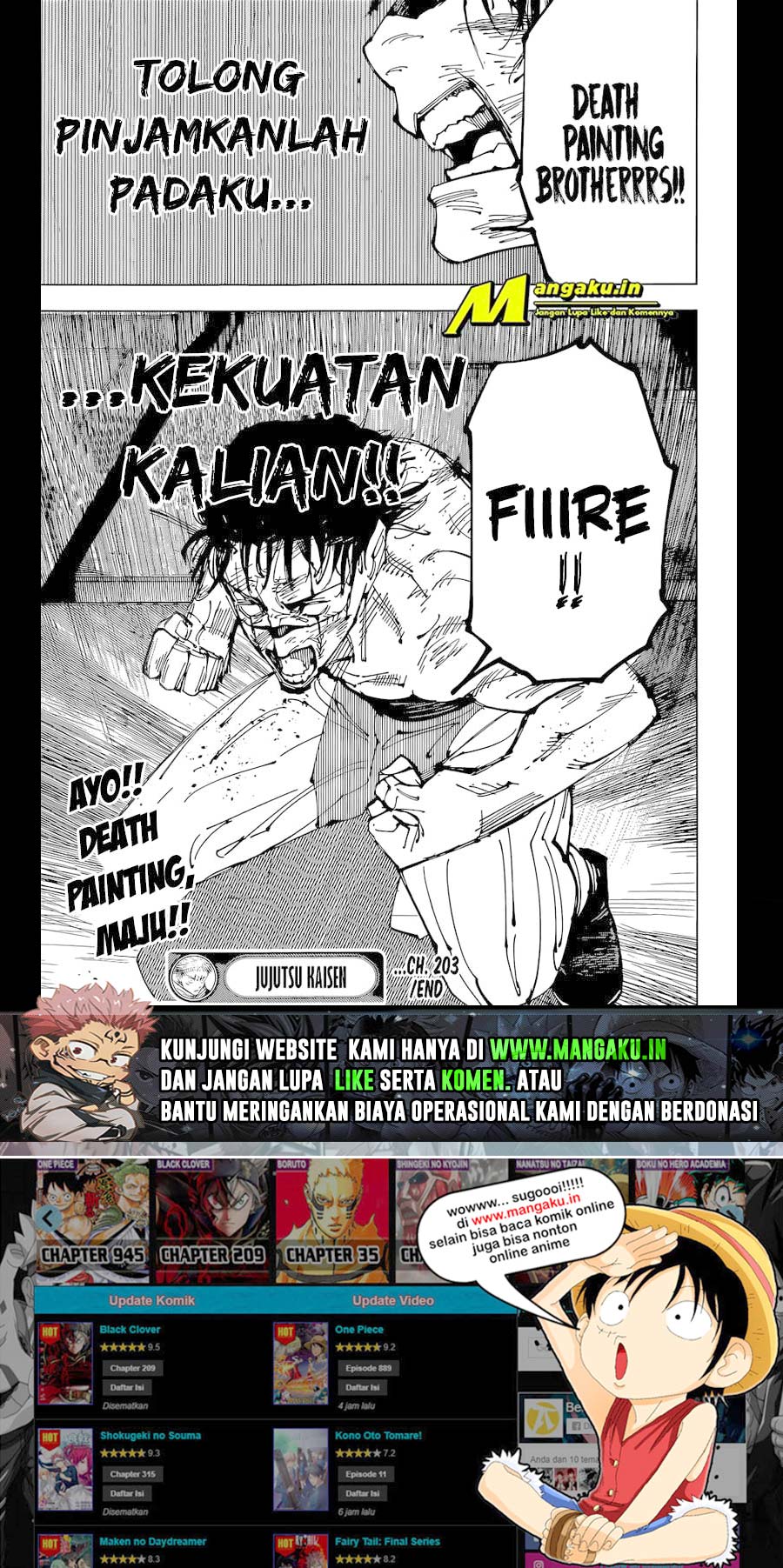 Jujutsu Kaisen — Chapter 203, halaman 19