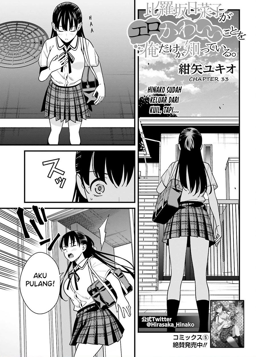 Hirasaka Hinako ga Ero Kawaii koto wo Ore dake ga Shitteiru — Chapter 33, halaman 1
