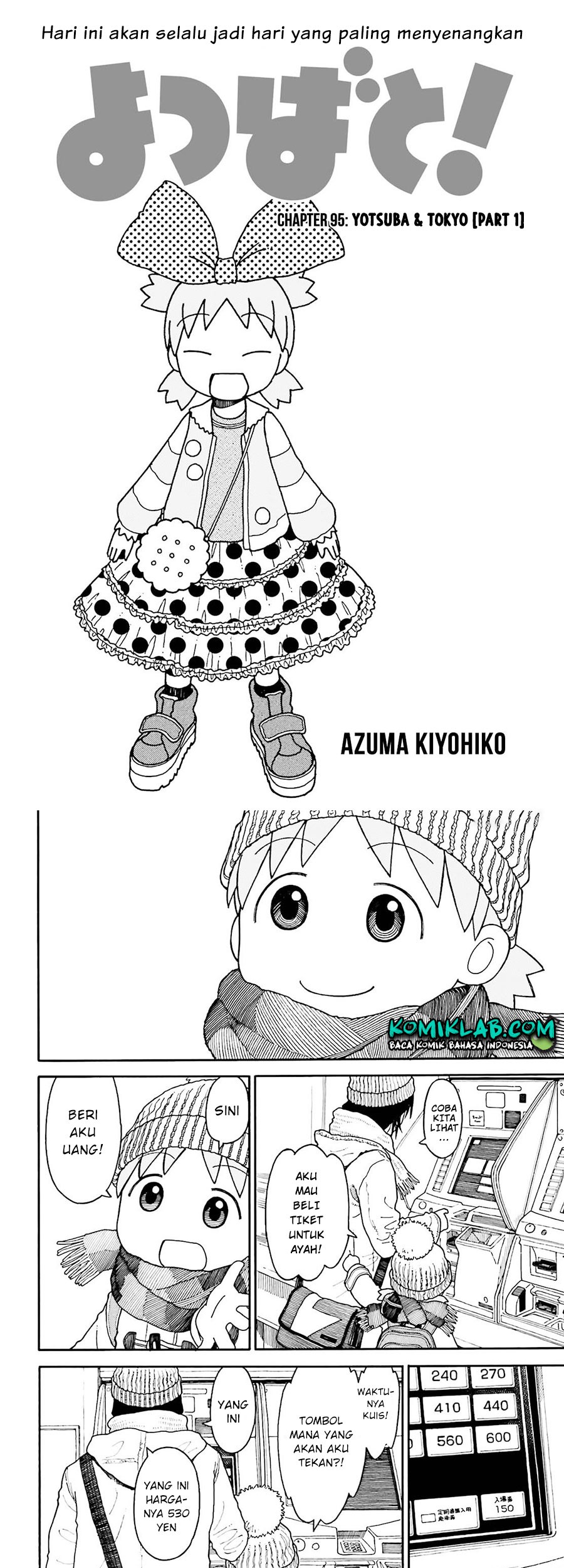 Yotsuba to! — Chapter 95, halaman 3