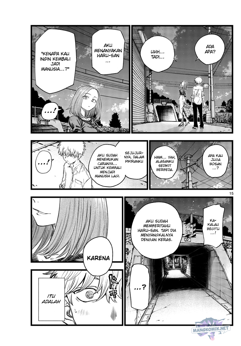 Yofukashi no Uta — Chapter 146, halaman 16