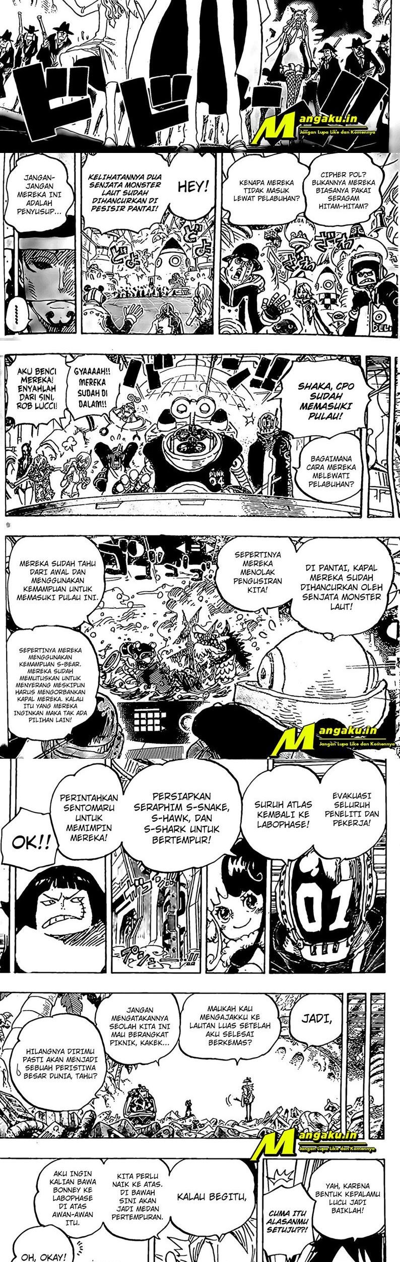 One Piece — Chapter 1068, halaman 7