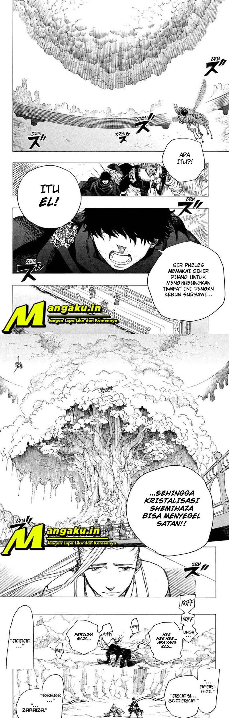 Ao no Exorcist — Chapter 137, halaman 8