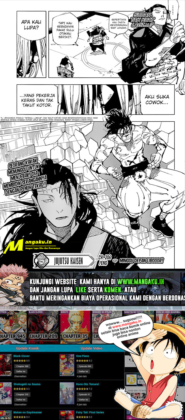 Jujutsu Kaisen — Chapter 206, halaman 11