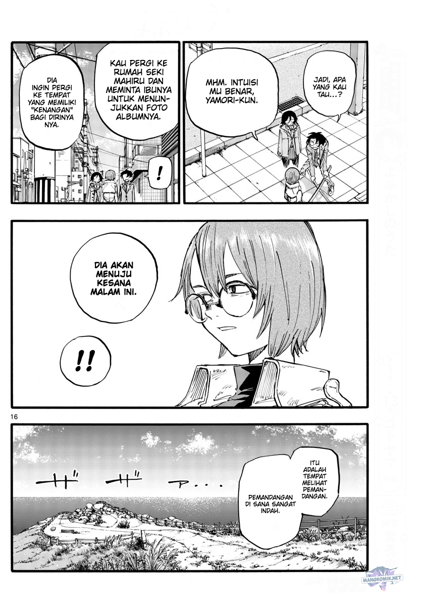 Yofukashi no Uta — Chapter 150, halaman 17