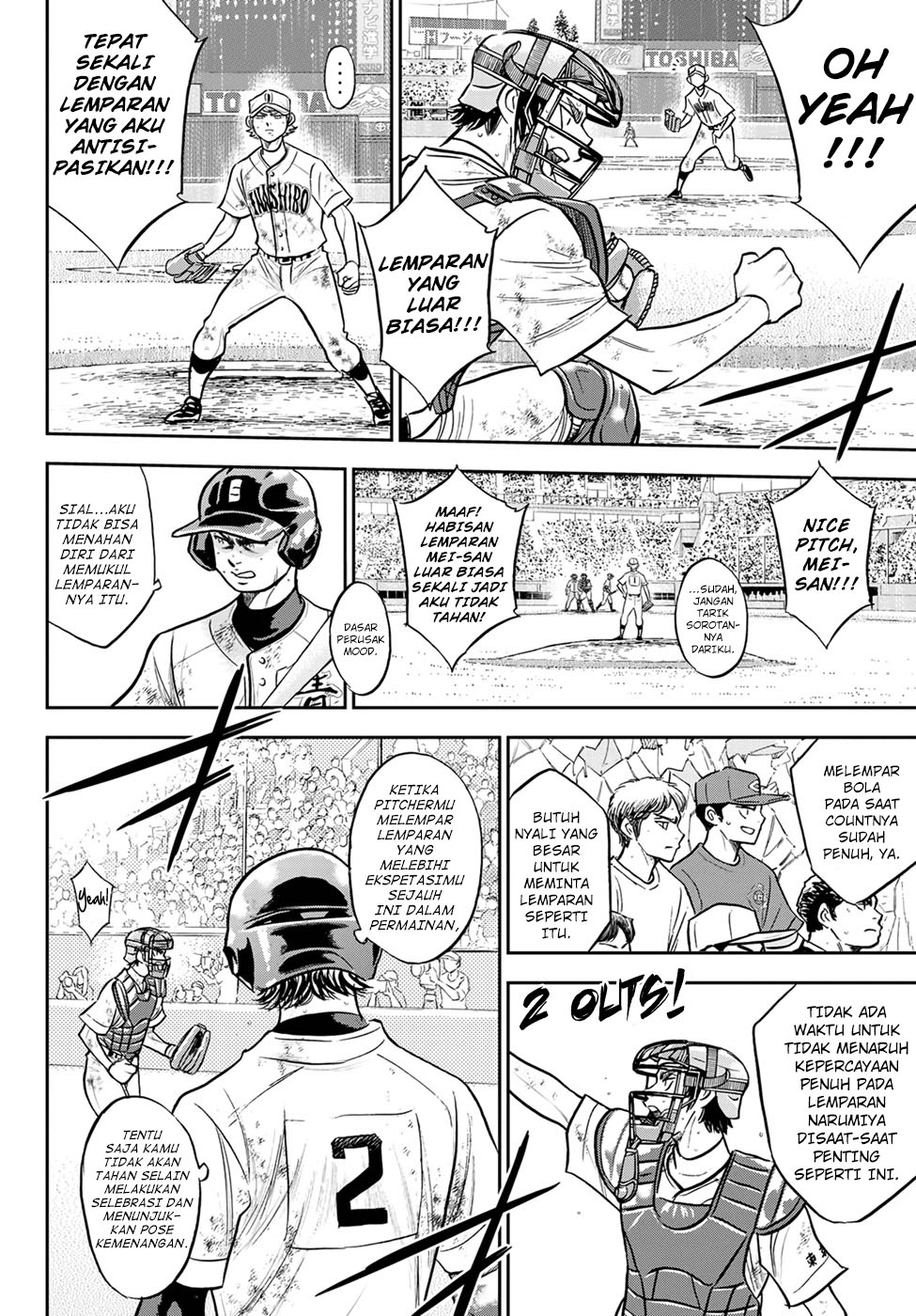 Diamond no Ace Act 2 — Chapter 291, halaman 8