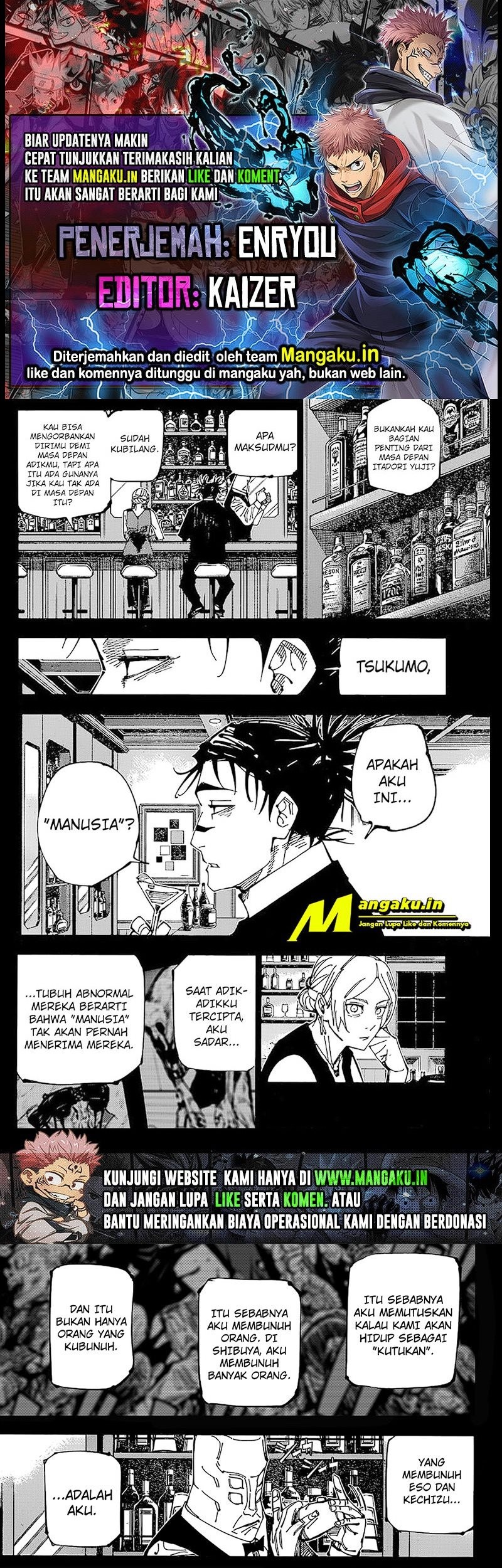 Jujutsu Kaisen — Chapter 208, halaman 1