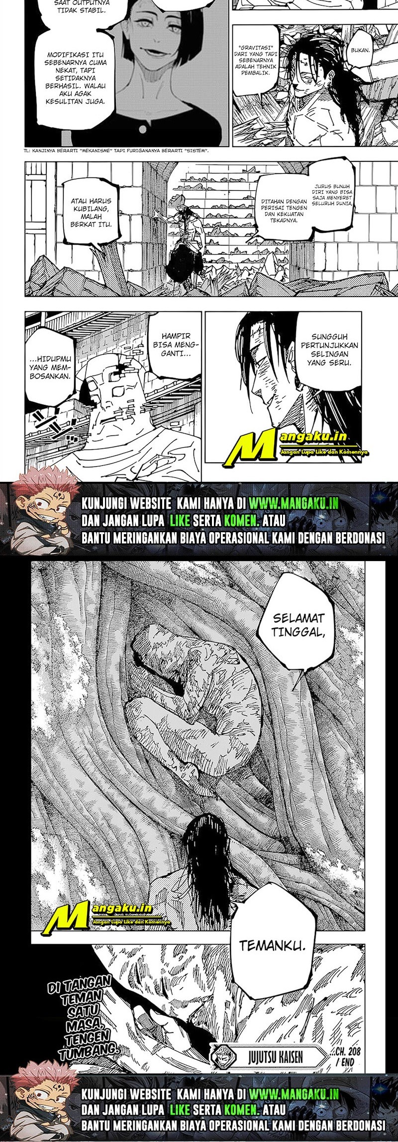 Jujutsu Kaisen — Chapter 208, halaman 9