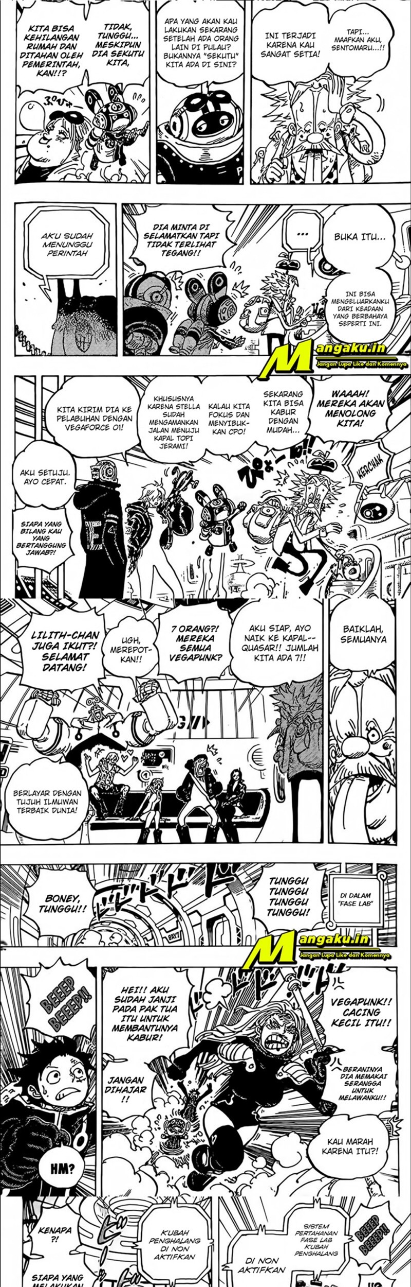 One Piece — Chapter 1071, halaman 4