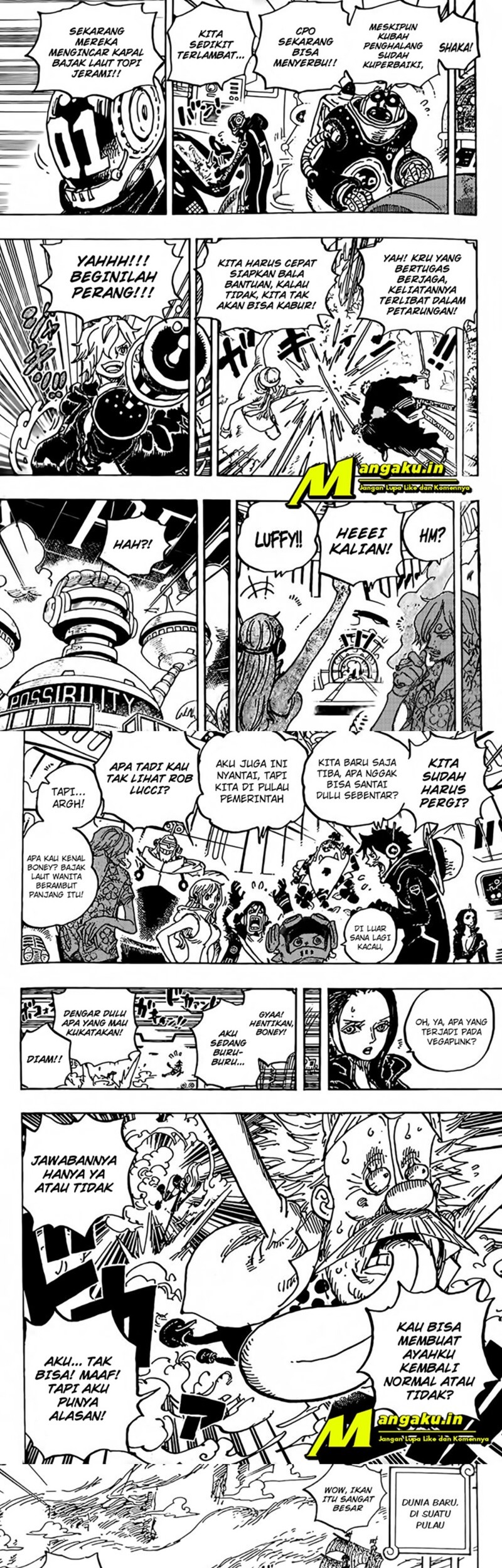 One Piece — Chapter 1071, halaman 7
