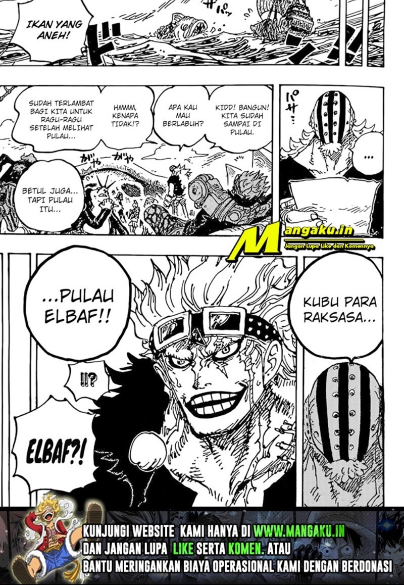 One Piece — Chapter 1071, halaman 8