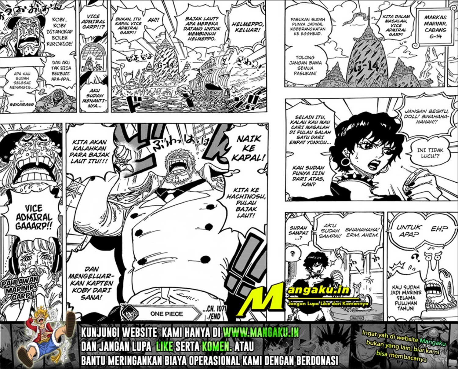 One Piece — Chapter 1071, halaman 9