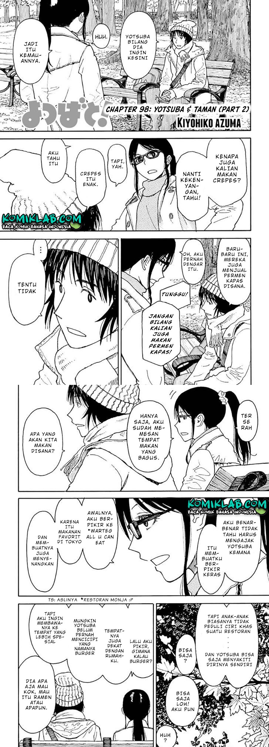 Yotsuba to! — Chapter 98, halaman 3