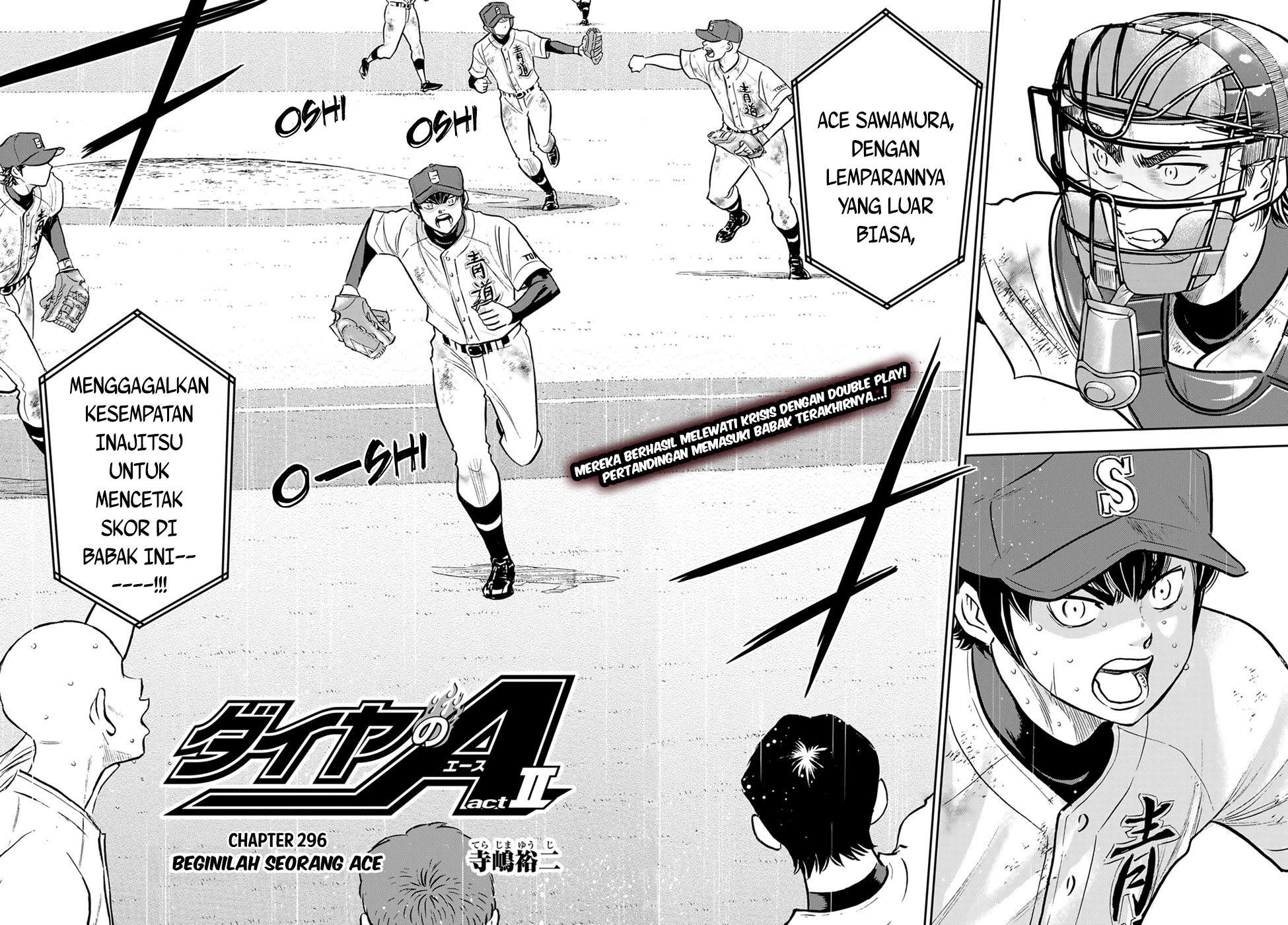 Diamond no Ace Act 2 — Chapter 296, halaman 4