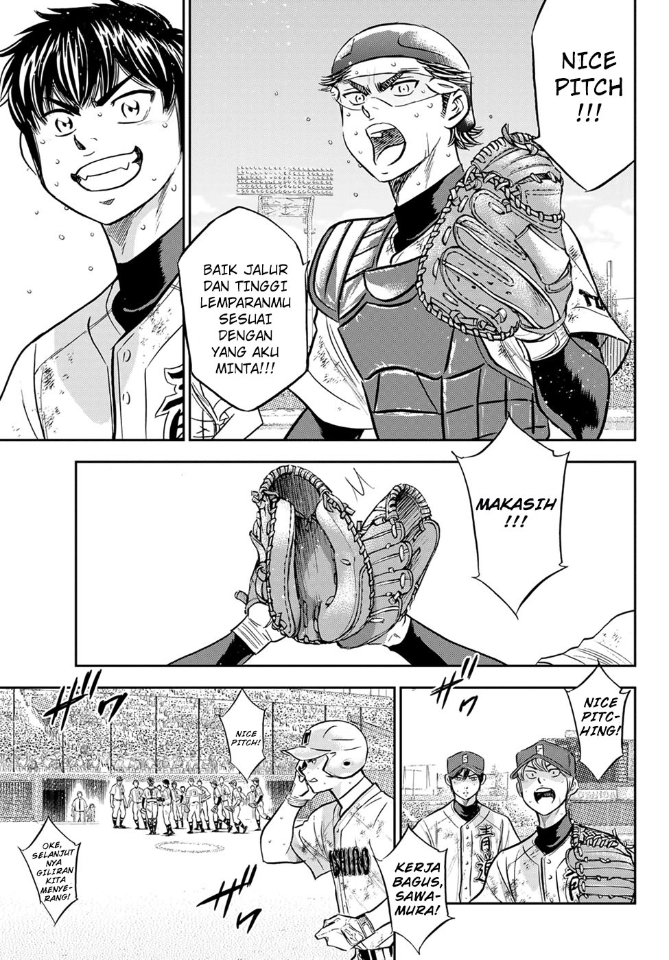 Diamond no Ace Act 2 — Chapter 296, halaman 6