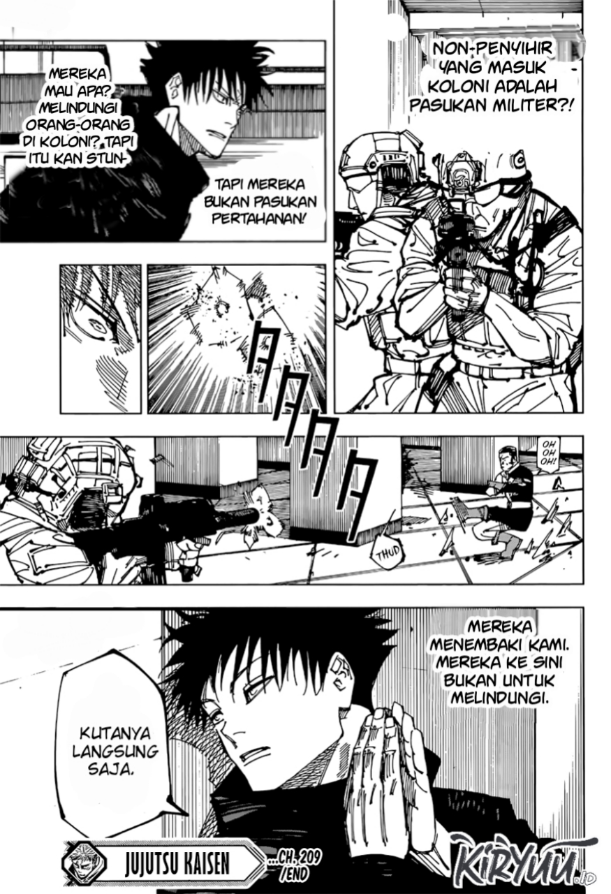 Jujutsu Kaisen — Chapter 209, halaman 20