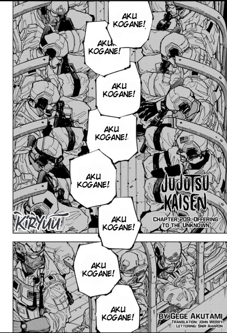 Jujutsu Kaisen — Chapter 209, halaman 3
