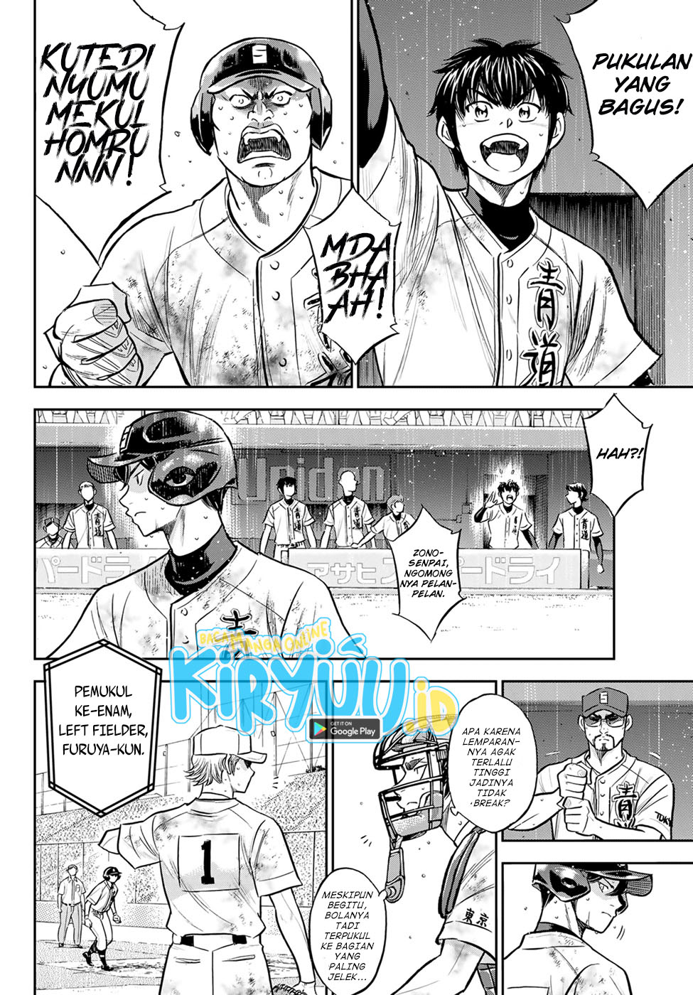 Diamond no Ace Act 2 — Chapter 297, halaman 10