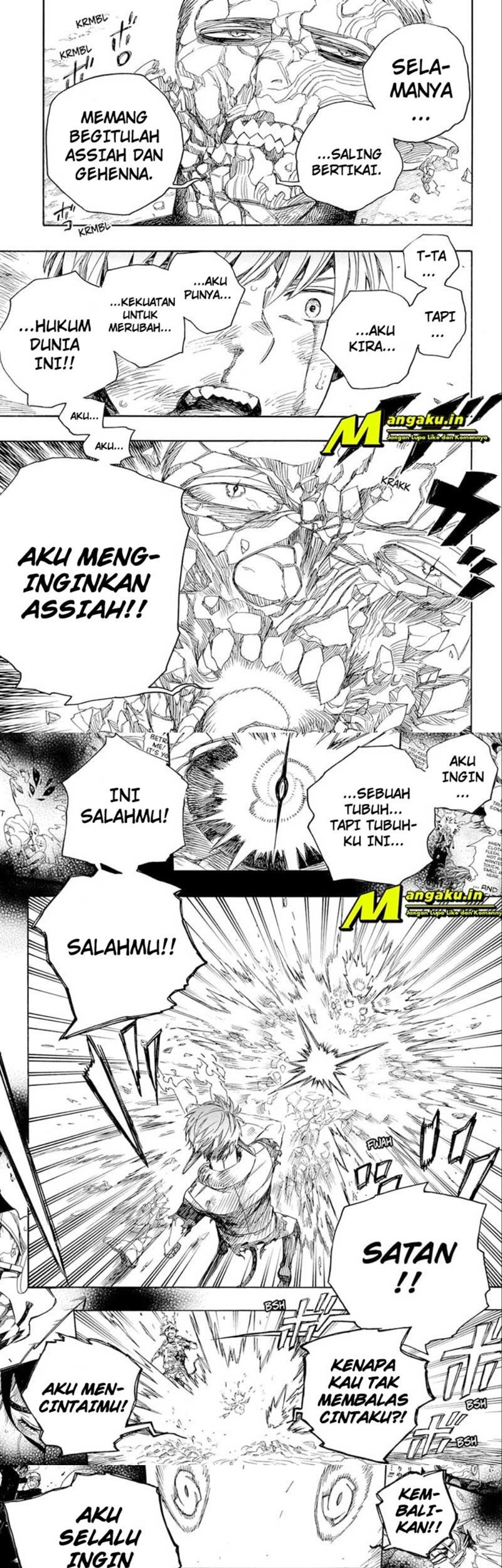 Ao no Exorcist — Chapter 138.2, halaman 3