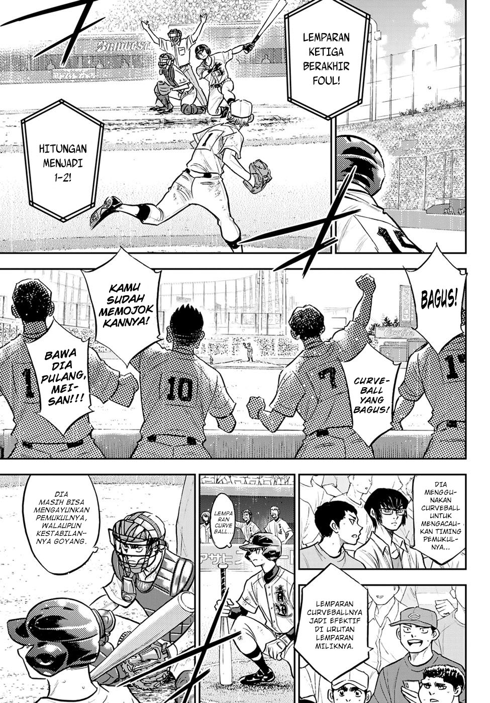 Diamond no Ace Act 2 — Chapter 299, halaman 9